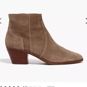 Madewell - The Western Boot in Suede